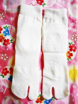 【美夕和服】日本和服配套二指袜# 白色A