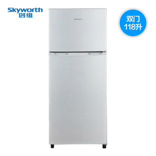Skyworth/创维 BCD-118 冰箱 家用 双门 小型冰箱 电冰箱冷藏冷冻
