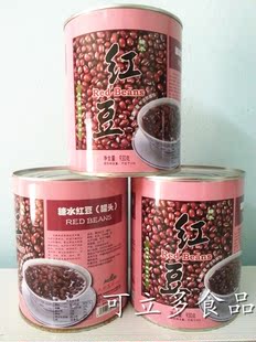 太湖美林冰糖红豆罐头 红小豆罐头 冰糖红豆罐 刨冰甜品专用