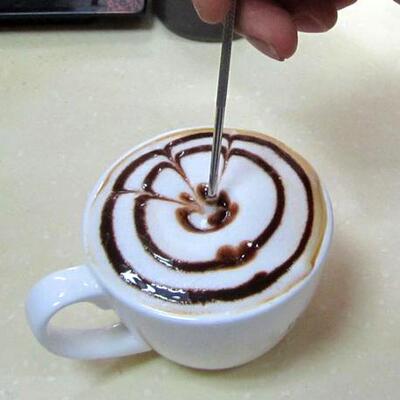 咖啡拉花针 不锈钢雕花棒 咖啡钩花 画花 雕花针 花式咖啡用