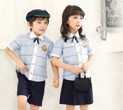 幼儿园园服英伦学院风中小学生校服夏季套装韩版贵族校服儿童校服