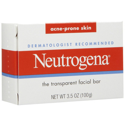 现货 Neutrogena/露得清清滢暗疮洁面皂 100g 控油祛痘肥皂