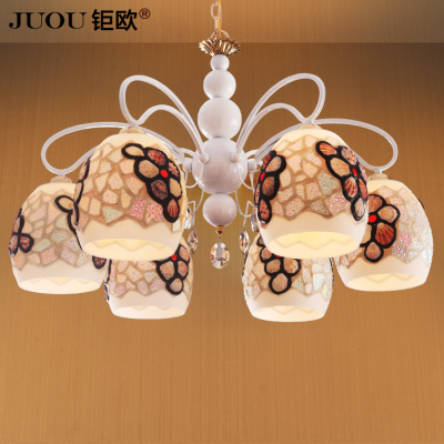 水晶吊灯现代简约欧式客厅灯创意艺术灯饰餐厅吊灯地中海卧室灯具