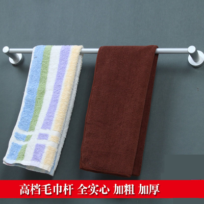 太空铝毛巾架 单杆毛巾杆 实心加粗浴巾架卫生间毛巾挂卫浴挂件