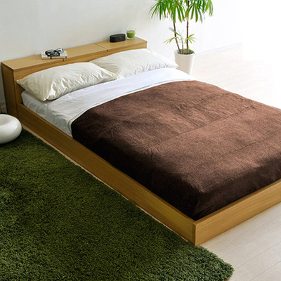 蜗居实木床1.8米 双人床1.5米榻榻米床1.2米床板式床储物床高箱床