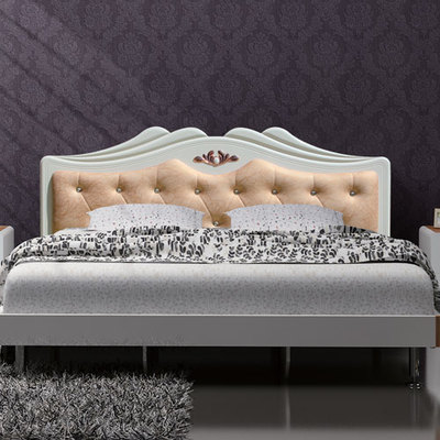 简约时尚三层钢琴烤漆软包床头 床头板 床屏 型号aj-510