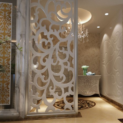 赣州白色客厅欧式镂空玄关时尚隔断装饰墙雕花板 简约通花板