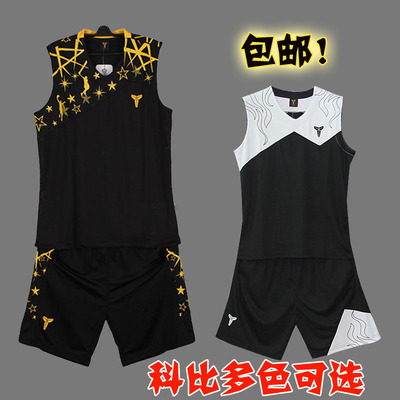 新款科比飞侠篮球服套装男/儿童 球衣球衫训练比赛队服 可印字
