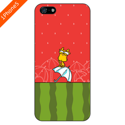 长颈鹿但丁 浮雕磨砂 iphone5/5s卡通苹果iphone5手机壳 - 西瓜雨