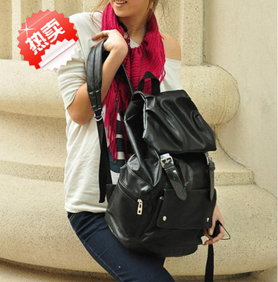 2013新款双肩包 韩版潮流时尚学院风男女同款学生书包 旅行背包