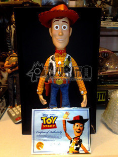 专柜正版迪士尼 玩具总动员 拉线 说话 发声牛仔 胡迪 收藏珍藏版