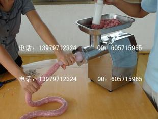 (视频)绞肉机 切肉机 多功能一体机 灌香肠腊肠 绞肉末肉粒肉丝丁
