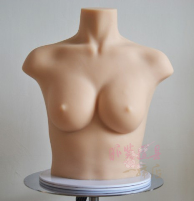 新款软体硅胶女胸模4#内衣模特道具仿真文胸道具75B/C网店拍摄