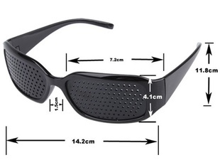 2014小孔眼镜 针孔眼镜不良视力矫正 近视远视斜视散光 厂家直销