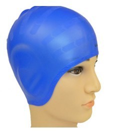 夏浪风 护耳泳帽女正品男女通用 长发防水 舒适硅胶游泳帽