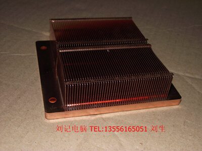 25MM 纯铜 散热器 500g 一斤重 90*82*25mm 适合电脑，音响，工控