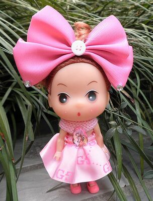 新款12CM蝴蝶节迷糊娃娃包包手机车内挂件装饰创意婚庆礼物玩偶