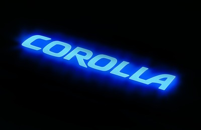 丰田卡罗拉原厂迎宾照明踏板/卡罗拉迎宾踏板PZD64-02040 正品