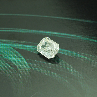 仕爵祖母绿形GIA天然裸钻钻石1克拉SI净度/H色可定制钻石戒指