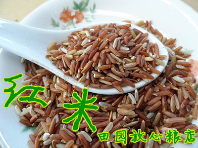 红米 纯天然有机 红粳米红血稻糙米 补血养颜 月子 红稻米 红曲米