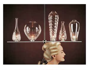 创意经典玻璃瓶艺术吊现代简约餐厅客厅灯饰个性时尚卧室书房灯具