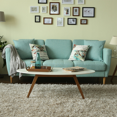 北欧风格小户型布艺沙发日式简约设计师创意休闲客厅书房组合沙发