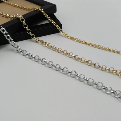 DIY 铝链 BL 镀金/银 手链 脚链 项链 配件 1米