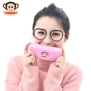 大嘴猴 高档眼镜盒 韩国复古 眼睛配件 便携抗压创意近视眼镜盒