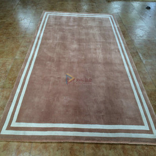 手工羊毛地毯 简约现代地毯纯色地毯 加厚客厅茶几地毯飘窗定制