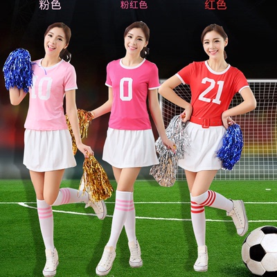 新拉拉队服啦啦队服装啦啦操服装团体表演演出服韩版学生啦啦操