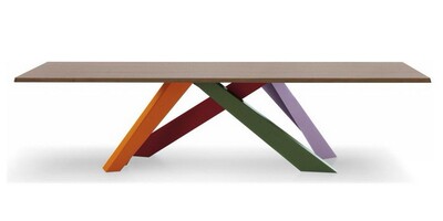 美式复古实木餐桌铁艺桌子创意彩色办公桌原木北欧咖啡桌吧台桌子