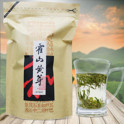 霍山黄芽茶特级2015年新茶叶绿茶150g春茶密封袋装家庭实用装黄茶