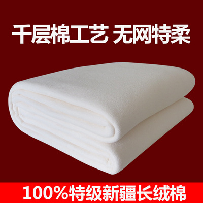 棉絮垫被棉花棉被垫被棉絮床垫褥子双人１.８米被褥床垫加厚单人