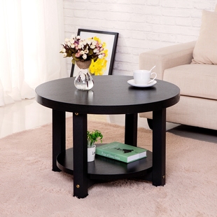 圆形茶几桌简约现代创意客厅沙发边几角几小户型咖啡桌茶桌小圆桌