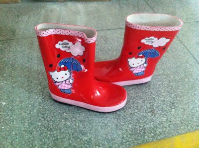 儿童雨鞋男童女童 迪士尼宝宝防滑雨靴幼儿水鞋小童大童小孩胶鞋