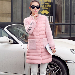 2015冬装新款女装外套棉服女中长款韩版棉衣女修身加厚棉袄女