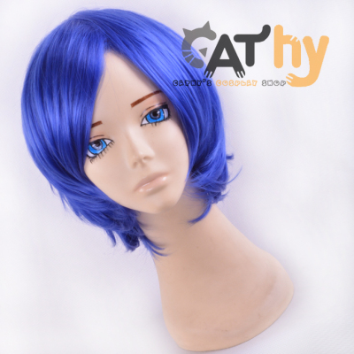 【Cathy】美少女战士-水野亚美/水星 蓝色短发cosplay假发