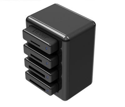 Lexar/雷克沙USB3.0读卡器 SD读卡器+CF读卡器+工作流读卡器卡槽