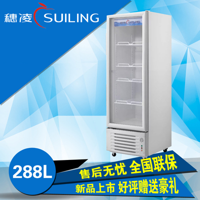 穗凌LG4-288冰柜商用立式展示柜饮料柜冷柜小冰箱水果冷藏保鲜柜