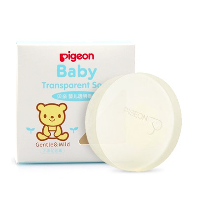贝亲婴儿肥皂透明香皂70g/块 IA122温和滋润护肤