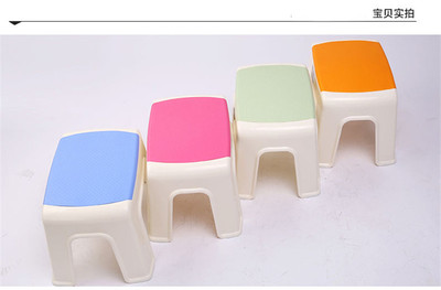 塑料凳子加厚型儿童矮凳浴室凳方凳小板凳换鞋凳沙发凳脚凳