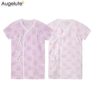 Augelute 夏季新款 宝宝全棉短款和尚服  宝宝上衣2件组 51005