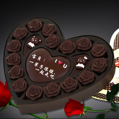 德芙巧克力七夕情人节表白追求送男女朋友老婆情人生日刻字巧克力