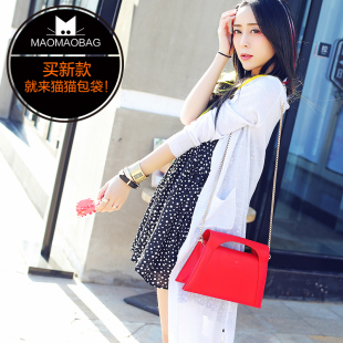 2015春夏女包手提包欧美时尚新款个性十字纹小包M32081