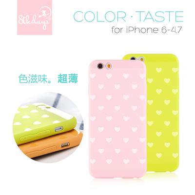 8thdays 苹果iPhone6手机壳色滋味新款保护套软壳硅胶女生4.7