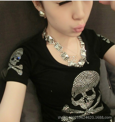 【天天特价】2014新款 韩版大码女装纯棉T恤显瘦恤衫短袖上衣包邮