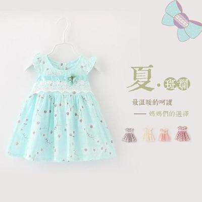 女童纯棉衣服装连衣裙子夏季女宝宝小童公主裙0-69个月1-23岁