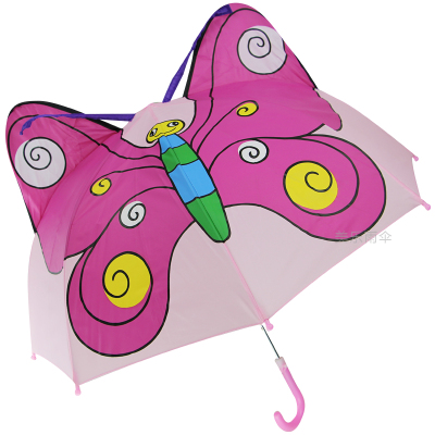 粉红蝴蝶促销打折儿童宝宝玩具卡通立体耳朵动物生日礼物晴雨伞