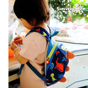 三美婴宝宝防走失包男童1-3岁幼儿园书包女童双肩背包儿童小包包