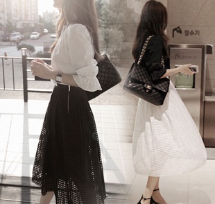 2015气质仙女中长款套装韩国代购春秋款两件套连衣裙韩版棉质女装